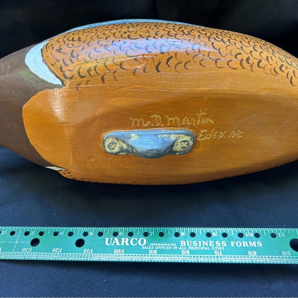 Vintage Handcrafted Wooden Duck Decoy - Picture 5 of 7